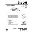SONY ECM202 Instrukcja Serwisowa