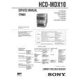 SONY HCDMDX10 Instrukcja Serwisowa