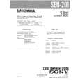 SONY SEN201 Instrukcja Serwisowa