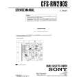 SONY CFS-RW280S Instrukcja Serwisowa