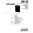 SONY SRF39 Instrukcja Serwisowa