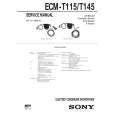 SONY ECMT115/T145 Instrukcja Serwisowa