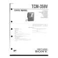 SONY TCM359V Instrukcja Serwisowa