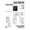SONY HCD-H991AV Instrukcja Serwisowa
