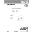 SONY DCC60 Instrukcja Serwisowa
