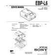 SONY EBPL6 Instrukcja Serwisowa