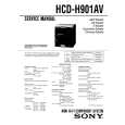SONY MHC-901AV Instrukcja Serwisowa