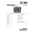 SONY ICFB50 Instrukcja Serwisowa