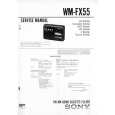 SONY WMFX55 Instrukcja Serwisowa