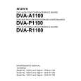 SONY DVA-R1100 Instrukcja Serwisowa