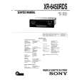 SONY XR-6450RDS Instrukcja Serwisowa