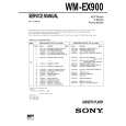 SONY WMEX900 Instrukcja Serwisowa