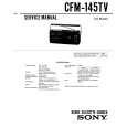 SONY CFM-145TV Instrukcja Serwisowa