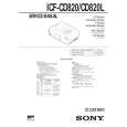 SONY ICFCD820 Instrukcja Serwisowa
