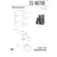 SONY SS-H6700 Instrukcja Serwisowa