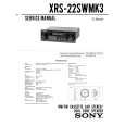SONY XRS-22SWMK3 Instrukcja Serwisowa