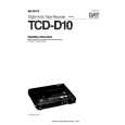 SONY TCD-D10 Instrukcja Obsługi