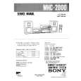 SONY MHC2000 Instrukcja Serwisowa