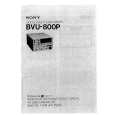 SONY BVU800P Instrukcja Serwisowa