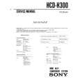 SONY HCD-H300 Instrukcja Serwisowa
