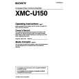 SONY XMC-U150 Instrukcja Obsługi