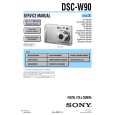 SONY DSC-W90 LEVEL2 Instrukcja Serwisowa