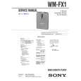 SONY WM-FX101 Instrukcja Serwisowa