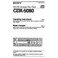 SONY CDX-5080 Instrukcja Obsługi