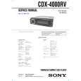 SONY CDX4000R/RX Instrukcja Serwisowa