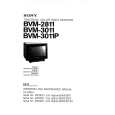 SONY BVM-3011 Instrukcja Obsługi