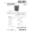 SONY HCDMC1 Instrukcja Serwisowa