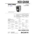 SONY HCD-GX450 Instrukcja Serwisowa