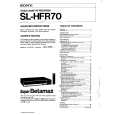 SONY SLHFR70 Instrukcja Obsługi
