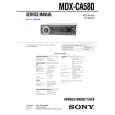 SONY MDXCA580 Instrukcja Serwisowa