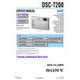 SONY DSC-T200 LEVEL2 Instrukcja Serwisowa