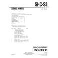 SONY SHC-S3 Instrukcja Serwisowa