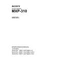 SONY MXP-310 Instrukcja Serwisowa