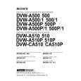 SONY DVW-A500P Instrukcja Serwisowa