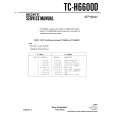 SONY TC-H6600D Instrukcja Serwisowa