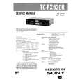 SONY TCFX520R Instrukcja Serwisowa