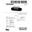 SONY CFS-W318S Instrukcja Serwisowa