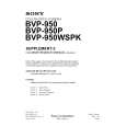 SONY BVP-950WSPK Instrukcja Serwisowa