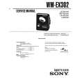 SONY WMEX302 Instrukcja Serwisowa