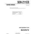 SONY SEN-211CD Instrukcja Serwisowa