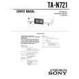 SONY TA-N721 Instrukcja Serwisowa