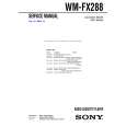 SONY WMFX288 Instrukcja Serwisowa