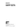 SONY HKPF-D270 Instrukcja Serwisowa