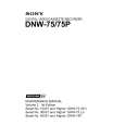 SONY DNW-75P VOLUME 2 Instrukcja Serwisowa