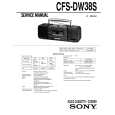 SONY CFS-DW38S Instrukcja Serwisowa