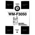 SONY WM-F3050 Instrukcja Obsługi